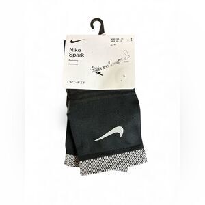 Nike Black and White Running ankle Socks women’s 9.5-11 or men’s 8-9.5 New